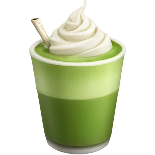 Matcha latte  emoji