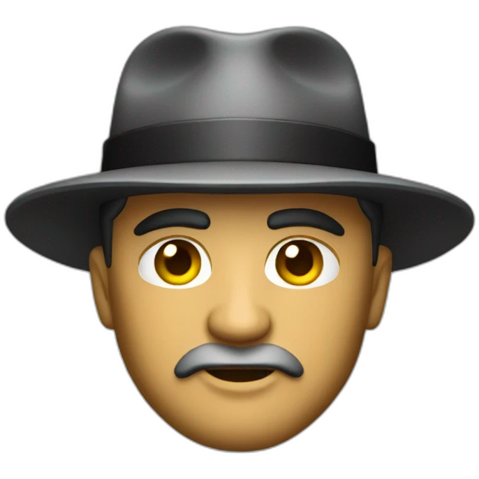 A mafia boss with idea emoji
