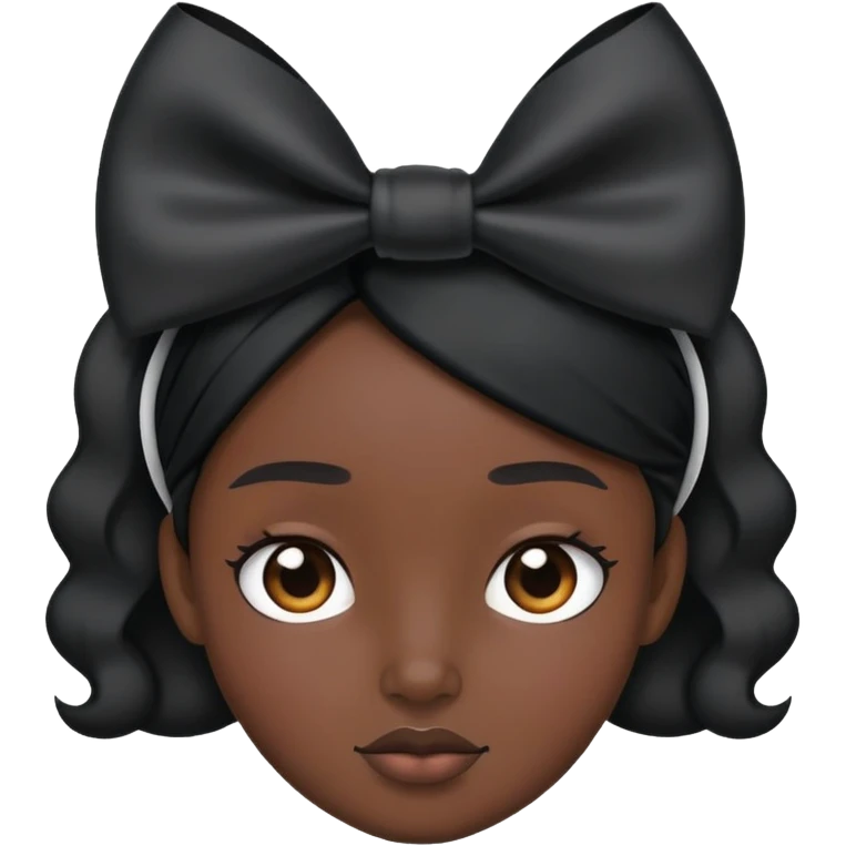 🎀👤🖤 emoji