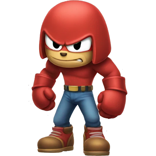 Knuckles character emoji