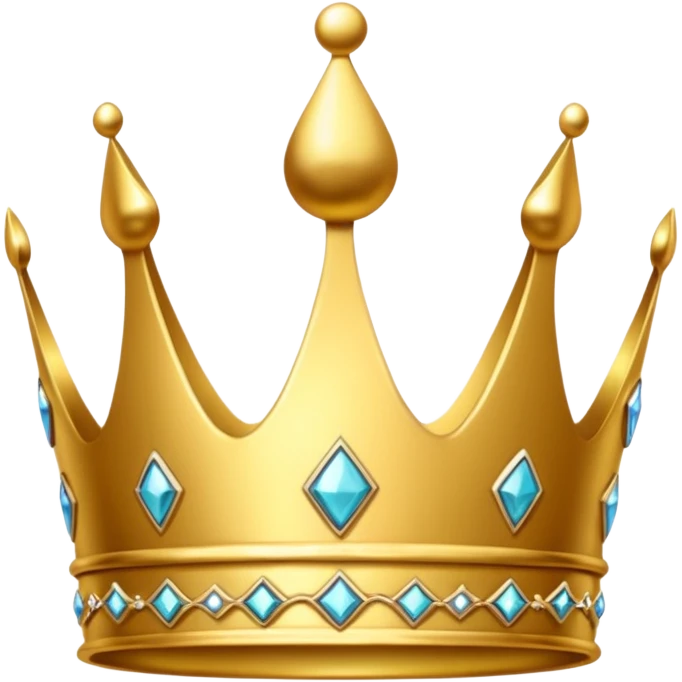 Y2K crown  with the words spoiled  emoji