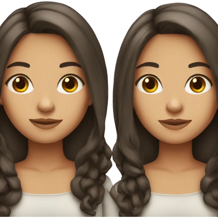 Brunette girl emoji