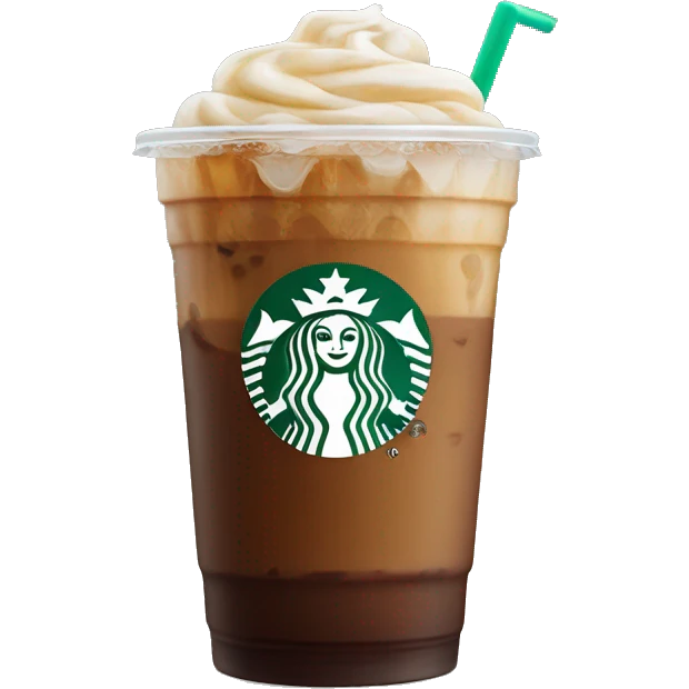 Starbucks iced coffee  emoji