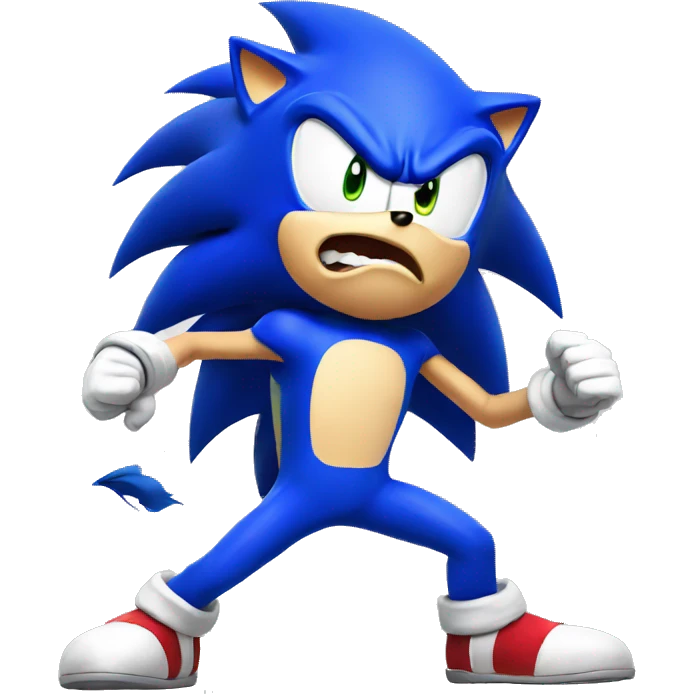 Angry Sonic emoji