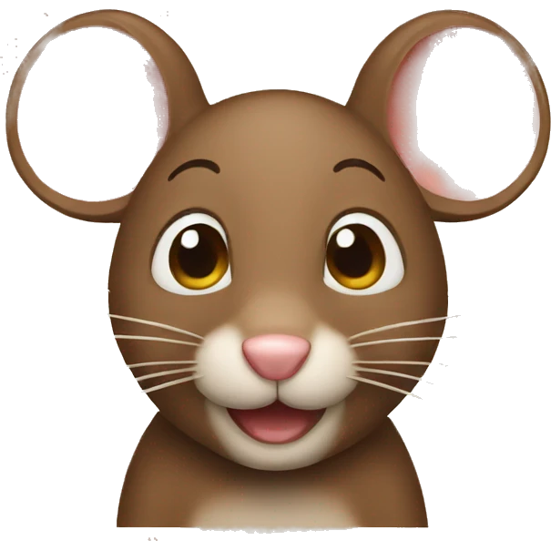 brown mouse jerry emoji