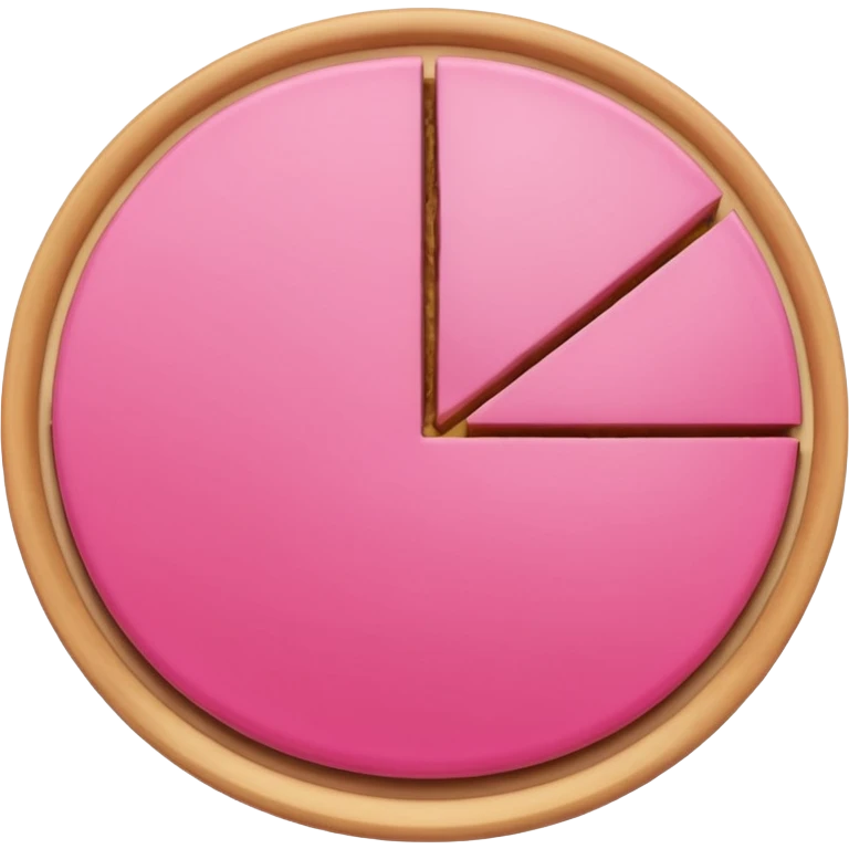 Pie chart pink aesthetic   more emoji