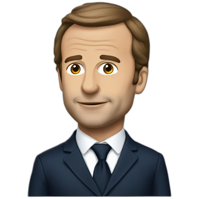 Macron France président  emoji