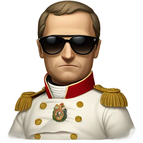  Napoleon  with sunglasses  emoji