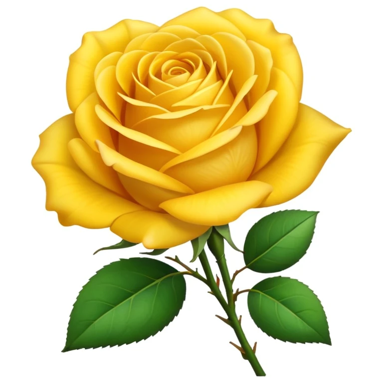 Yellow rose  emoji