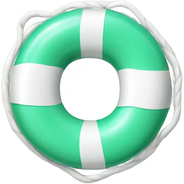 White lifesaver mint  emoji