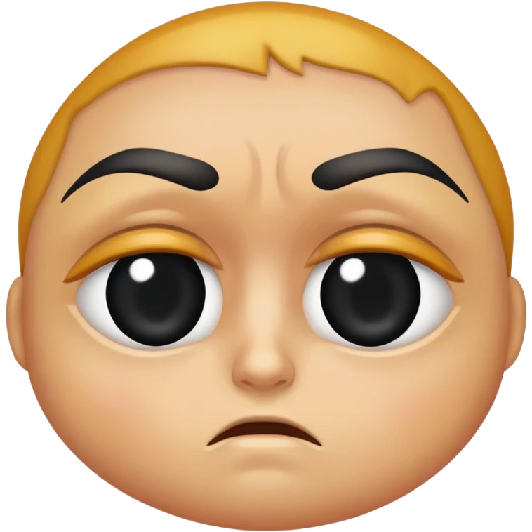 Black eye emoji