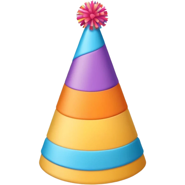 a Birthday hat emoji