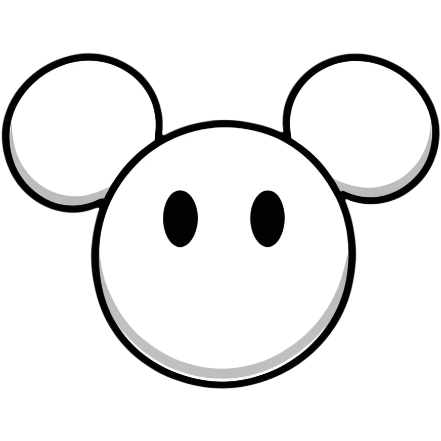 mickey mouse ears emoji