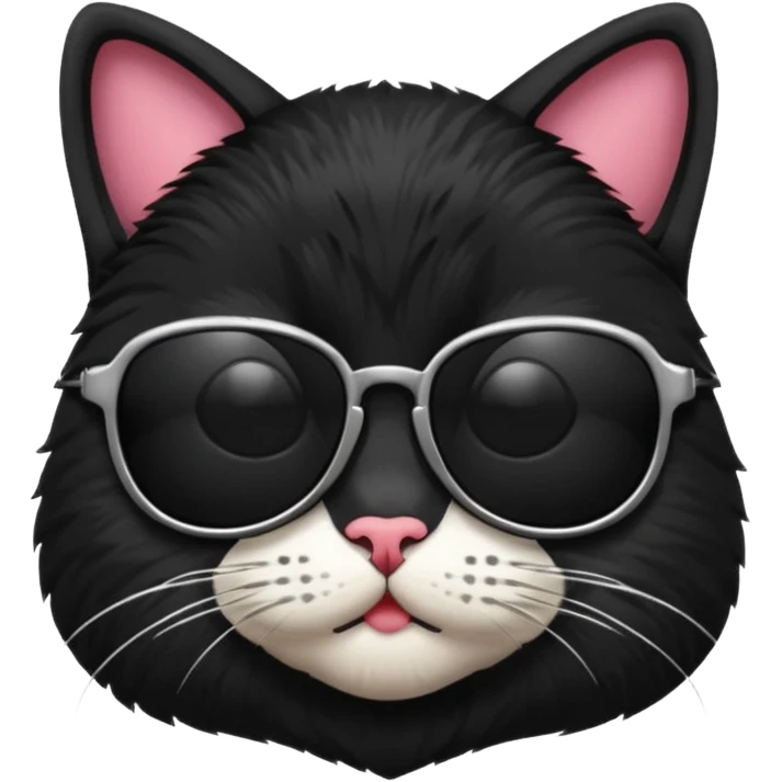 Cat wearing sunglasses emoji