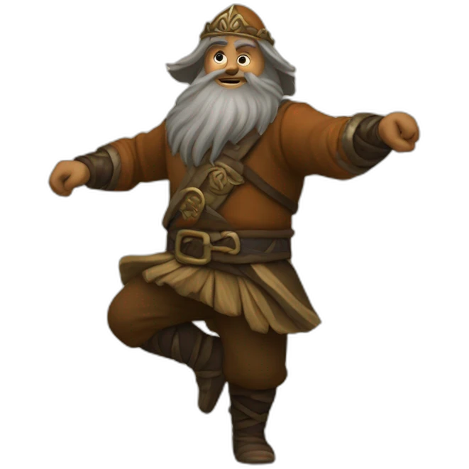 Gimli dancing emoji