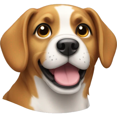 dog with sm emoji