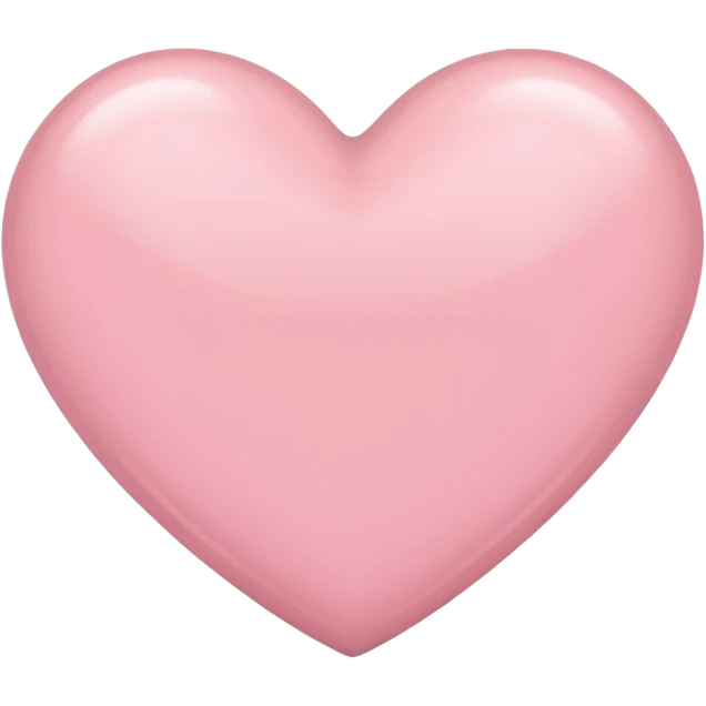 light pink heart  emoji