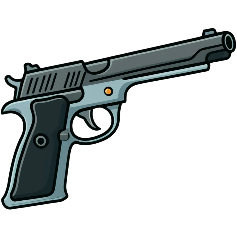 pistol with silencer emoji