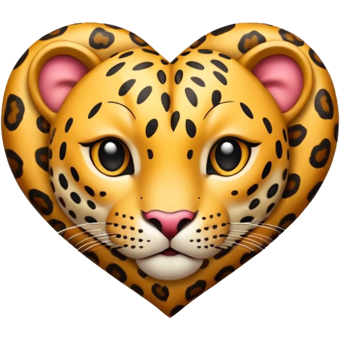 Cœur léopard emoji