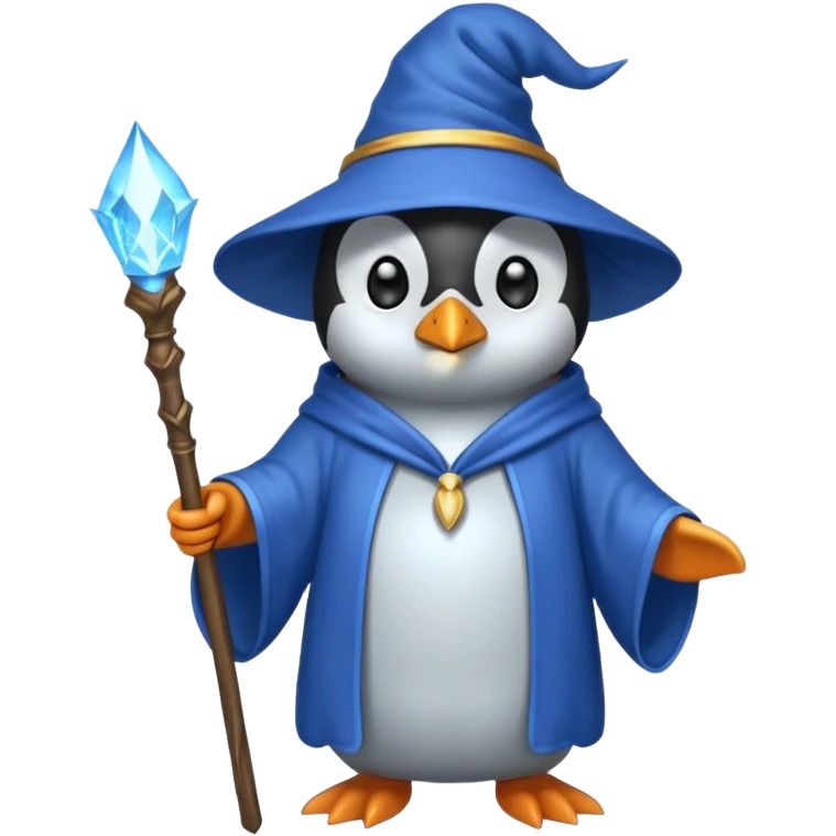 Penguin Wizard emoji