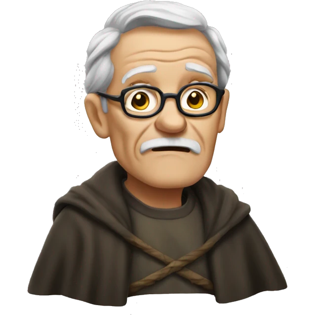 hunchback oldman emoji