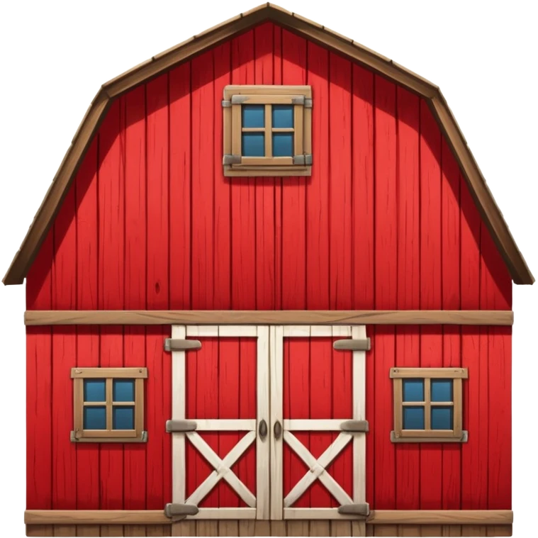 a farm barn emoji