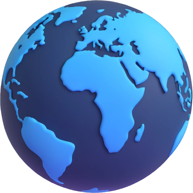 dark navy blue planet with swirls emoji