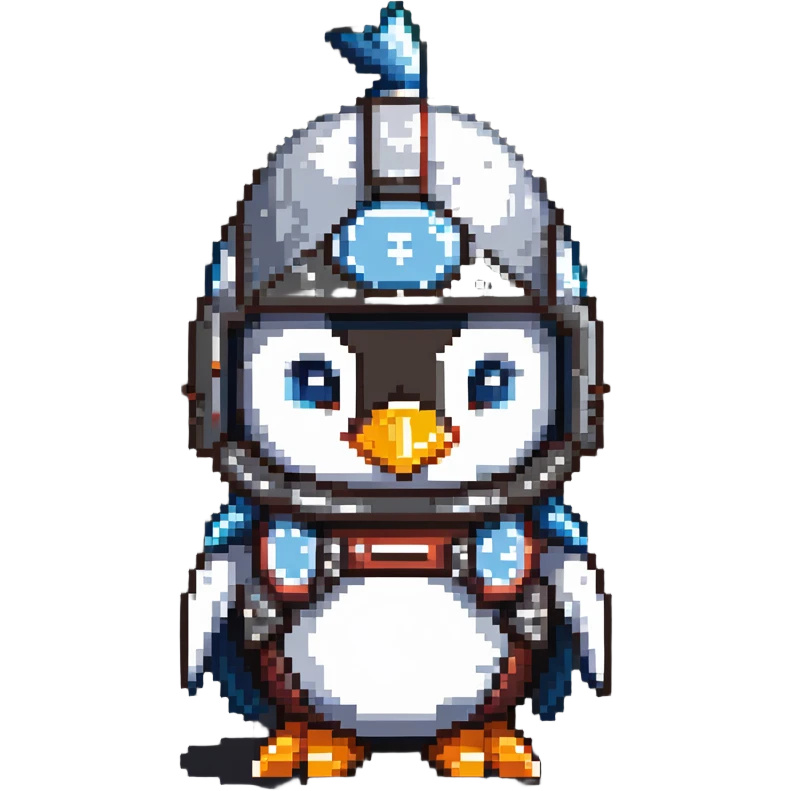 penguin warrior emoji