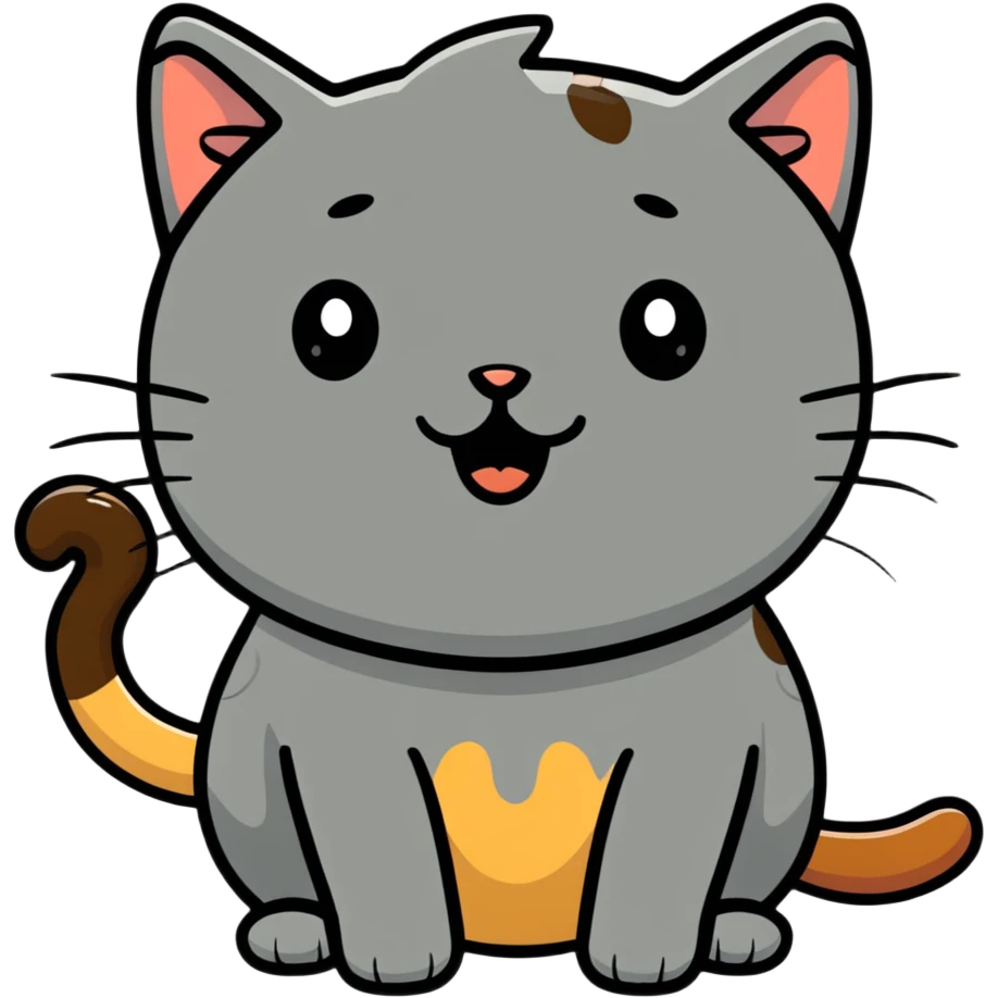 happy poop cat emoji