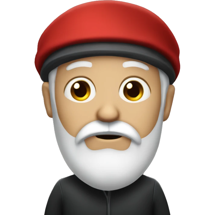 presdent thief with red hat and white beard emoji