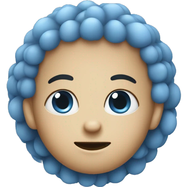 Lychee Blue color emoji