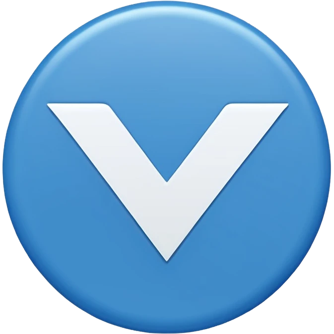 Make me an emoji that theirs a blue circle and inside of the circle is blue bot they should be a white tick inside the circle  emoji