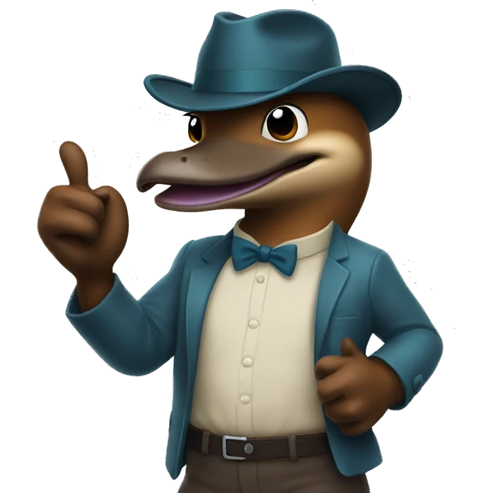 platypus thumbs up emoji