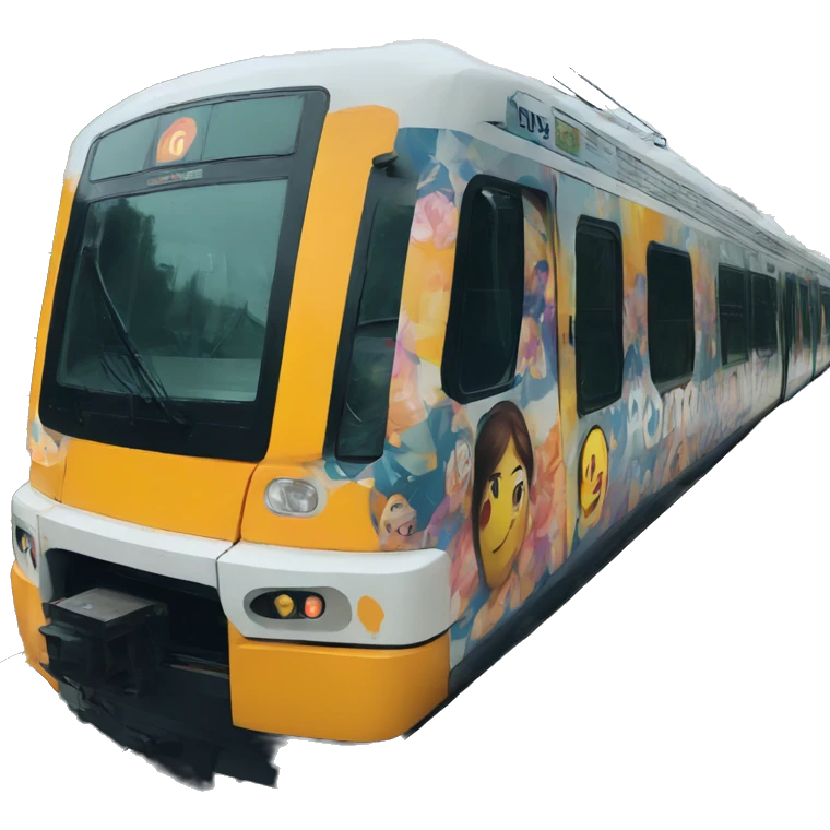 marta train with kpop ad wrap emoji