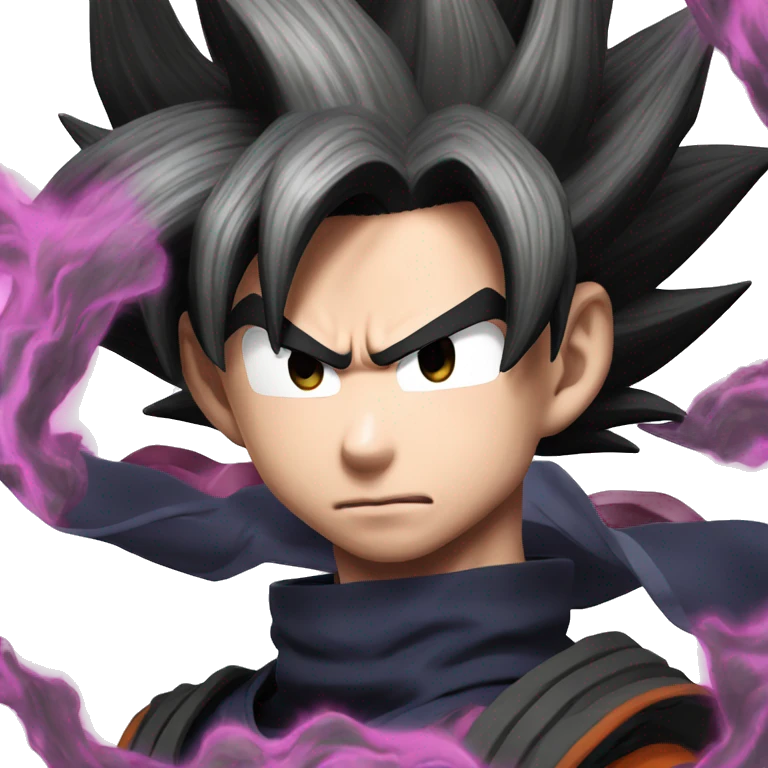 Goku black diciendo amor emoji