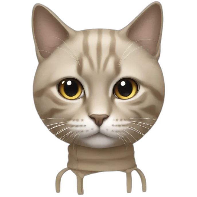 cat wearing rick owens emoji