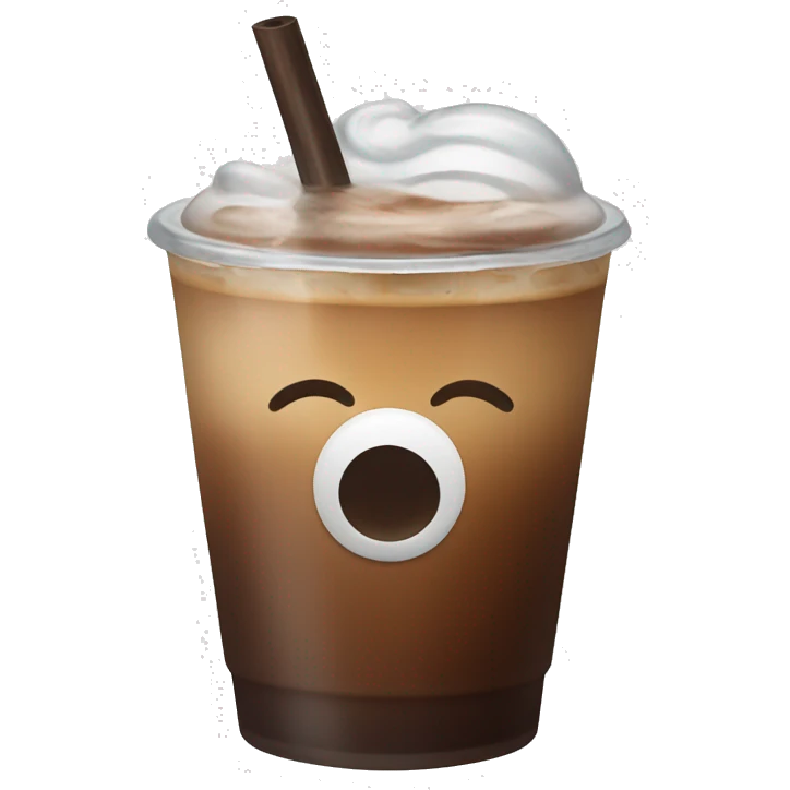 Iced coffee  emoji