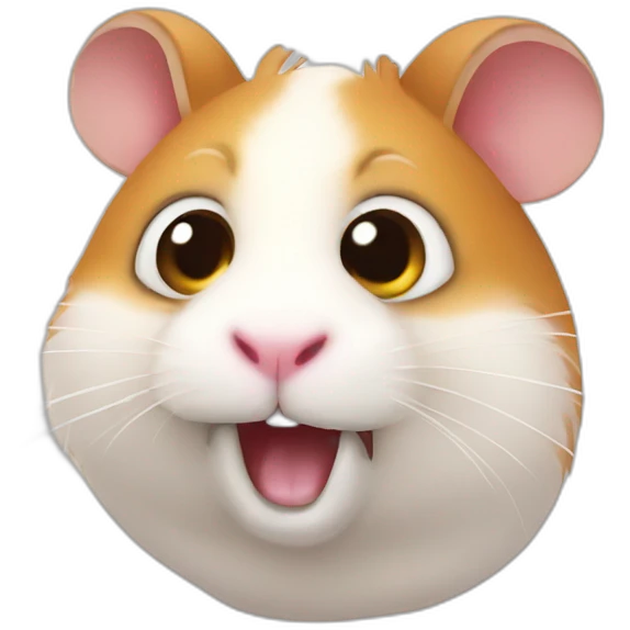Crazy hamster emoji