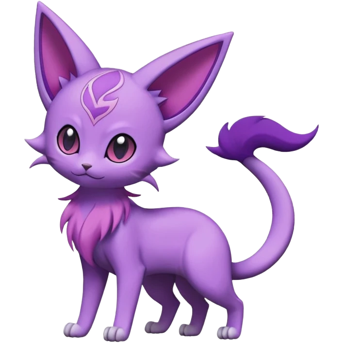 Purrloin-Espeon-Skitty-Pokémon-Fakémon-hybrid-creature (full body) emoji