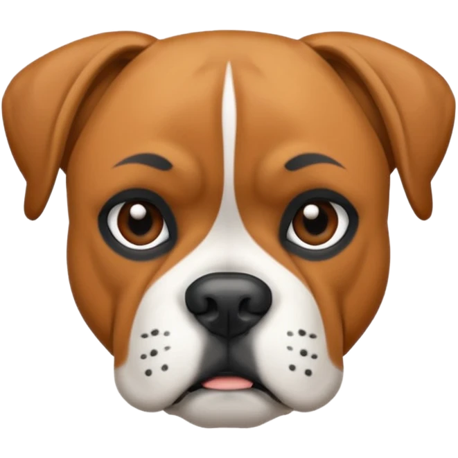 Boxer dog emoji