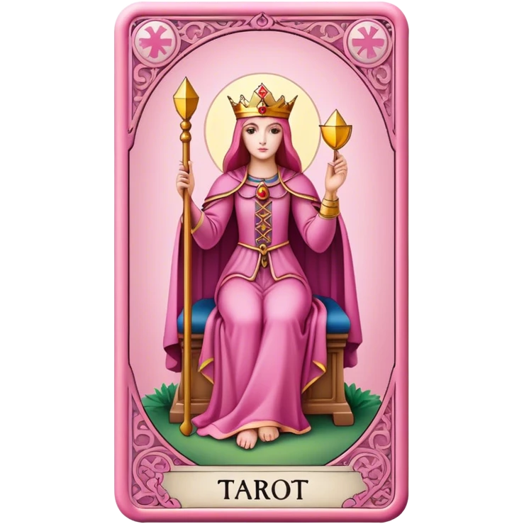 pink tarot emoji