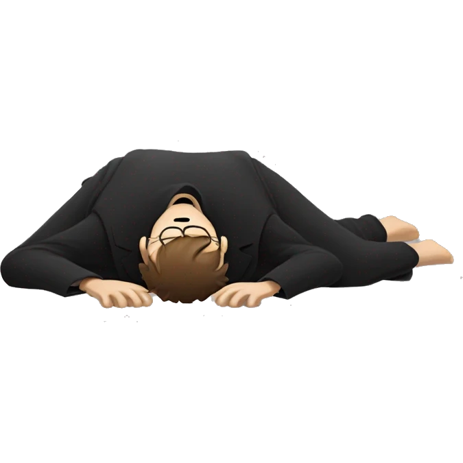 Harry Potter robePerson lying down face down emoji