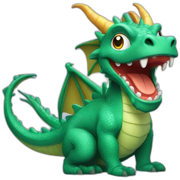 dragon in the kitchen emoji