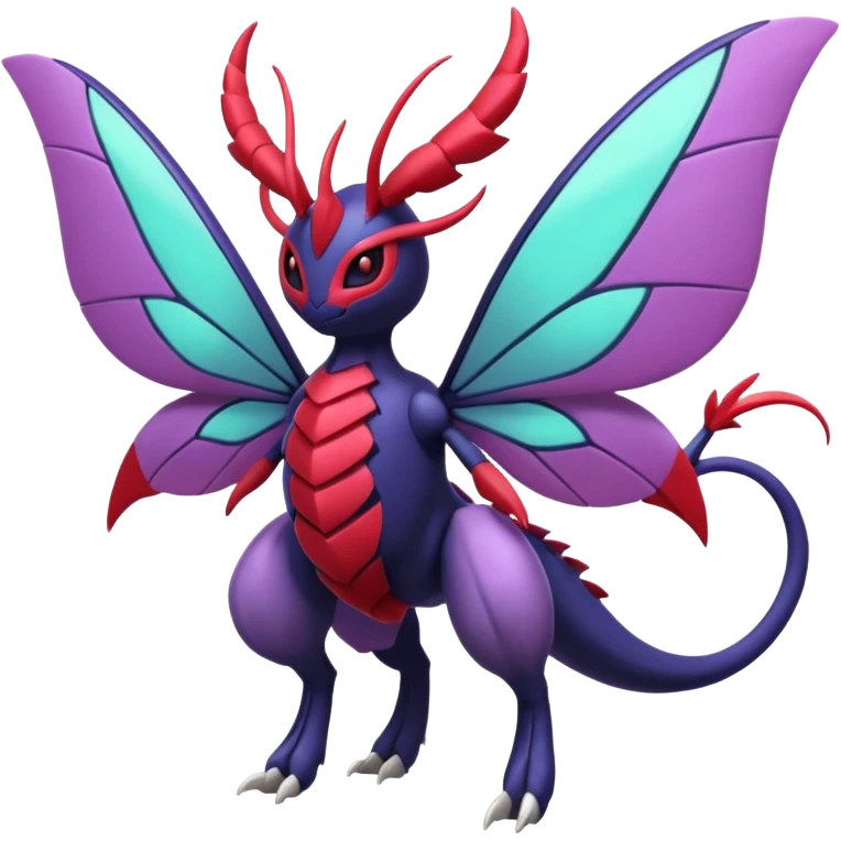 Venomoth-Yveltal-Lunala-Fakémon-hybrid-creature (full body)  emoji