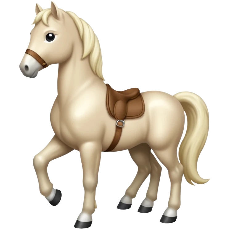white pony emoji