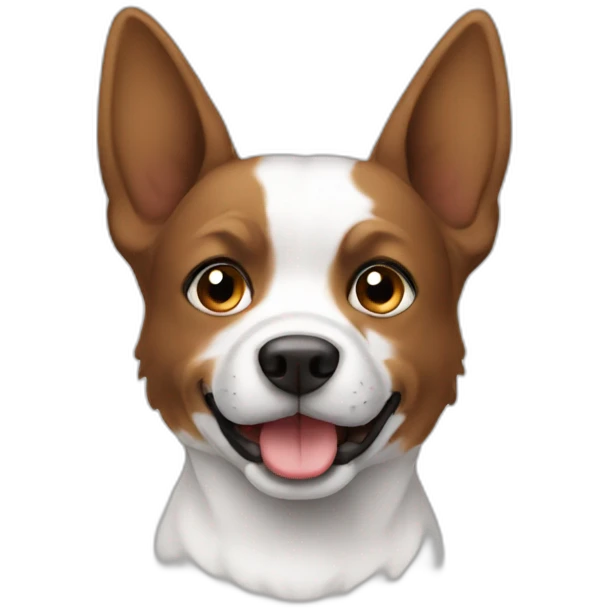 dog-white&brown emoji