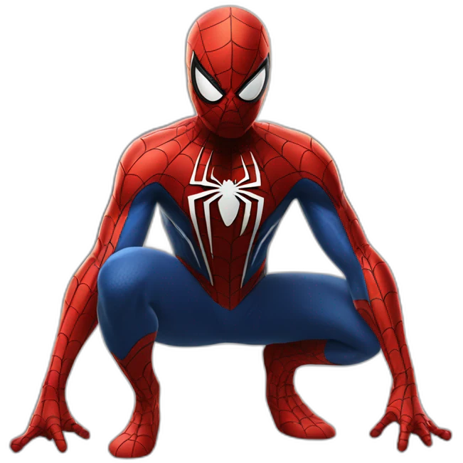 spider man with a destructed costume emoji