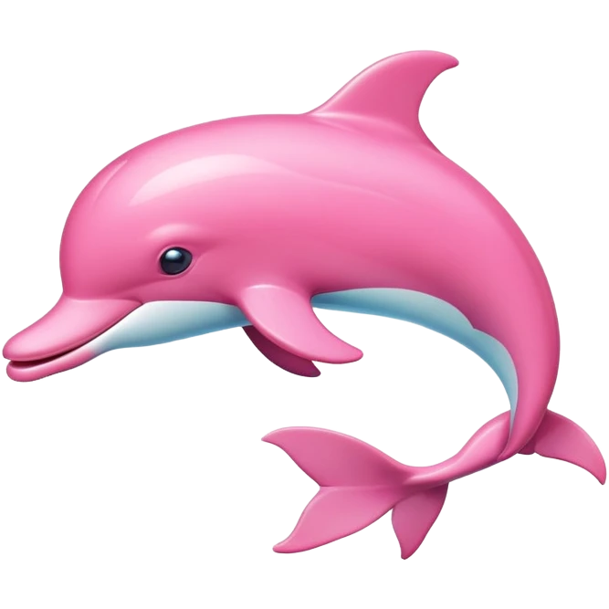 Pink dolphin  emoji