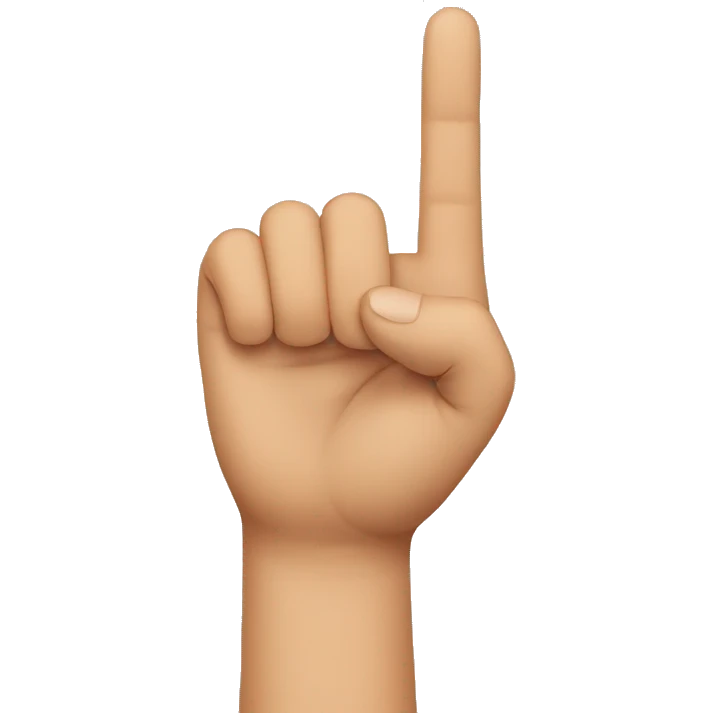 3 fingers  emoji