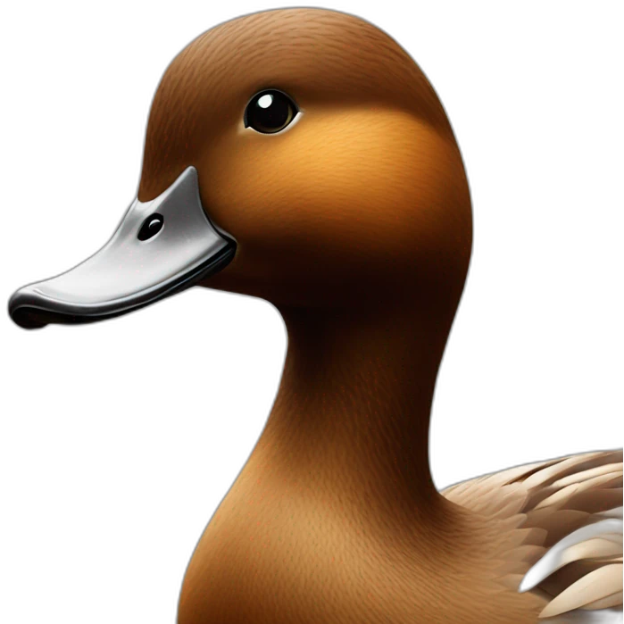 brown duck emoji